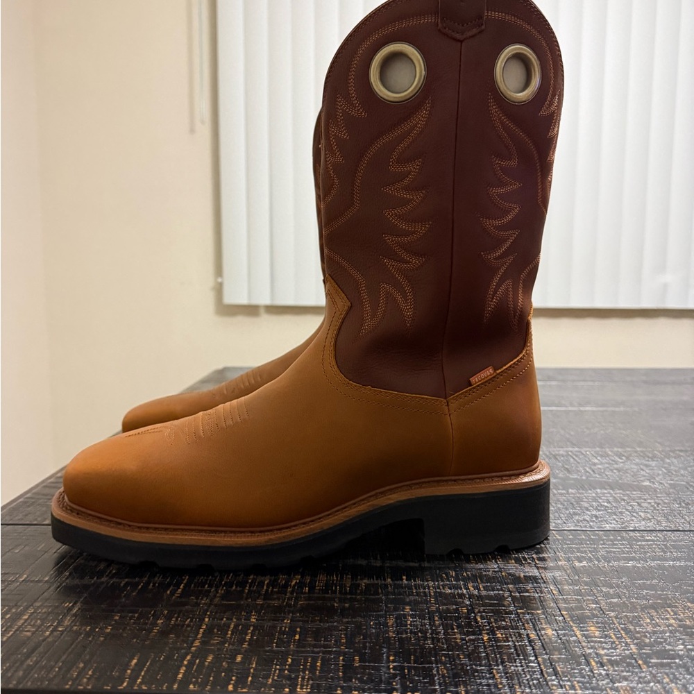 Tecovas Wheat/Maple Work Boot Box Label - Picture 5 of 7